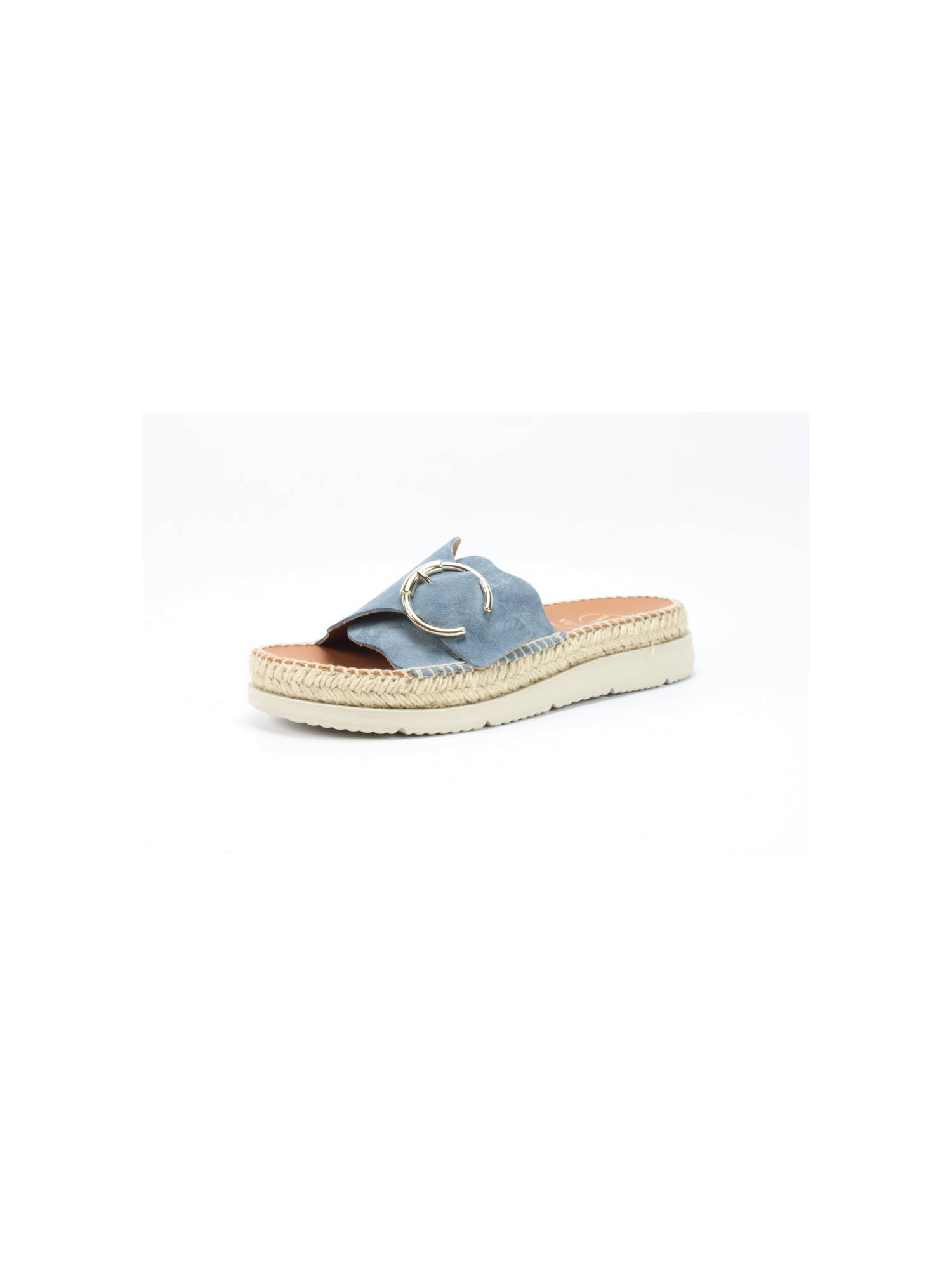Viguera 1970/vitelo jeans Slipper Direct leverbaar uit de webshop van www.pontman.nl/
