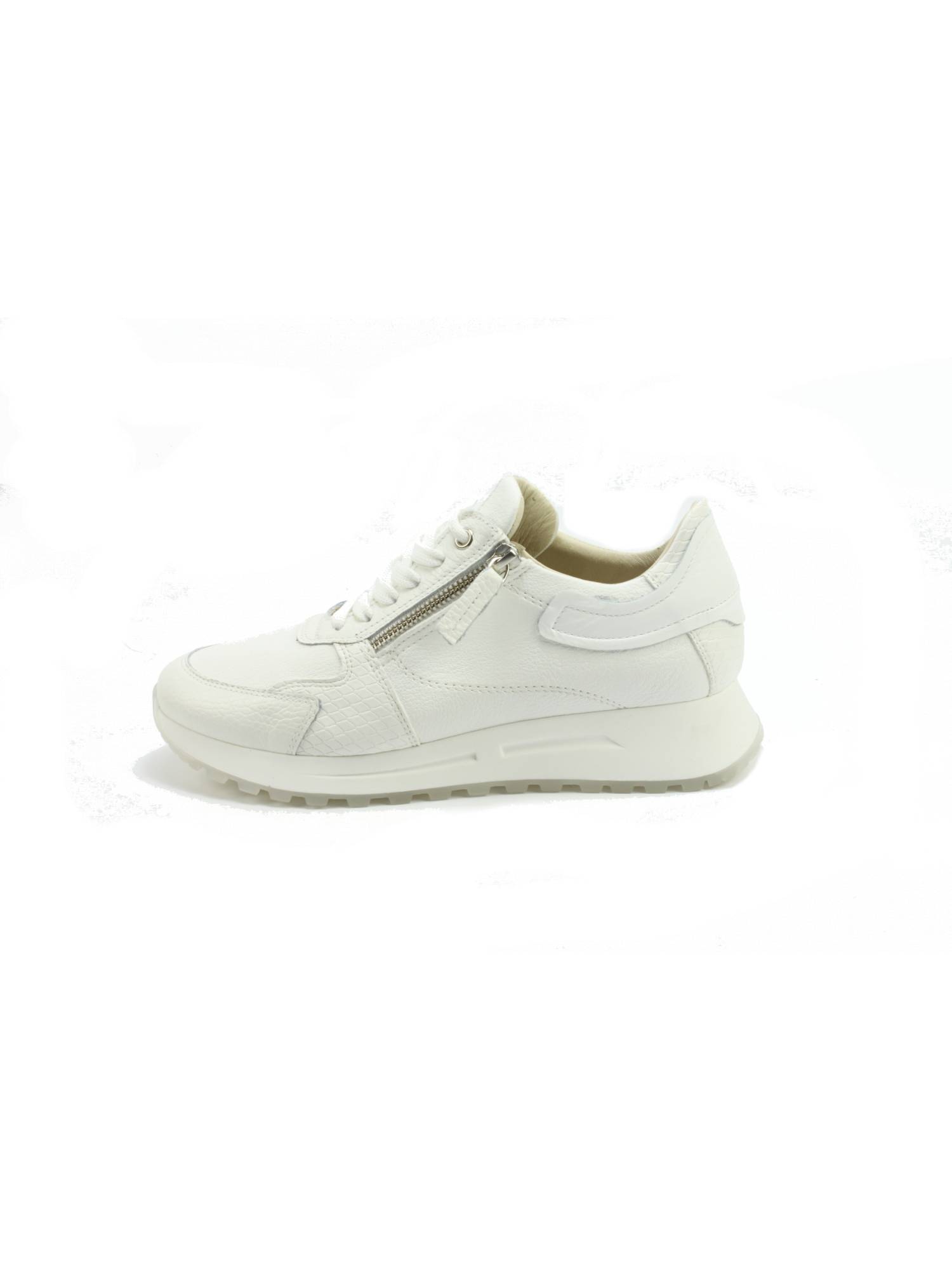 DLSport 6202 bianco Sneakers/Veterschoenen Direct leverbaar uit de webshop van www.pontman.nl/