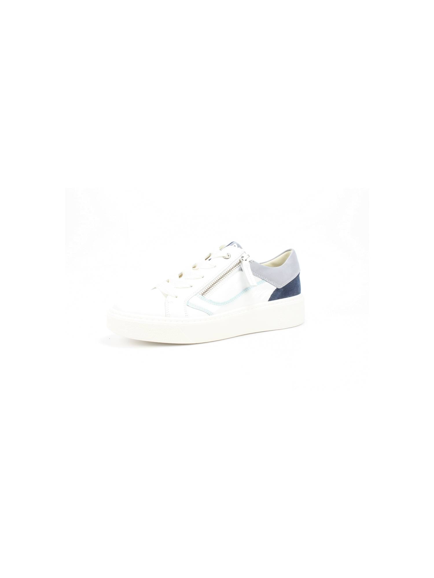 DLSport 6210 bianco/blu Sneakers/Veterschoenen Direct leverbaar uit de webshop van www.pontman.nl/