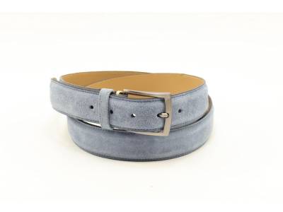 Floris van Bommel riemen CFM-10095-42-01 / De Belter 52.00 L.BLAUW